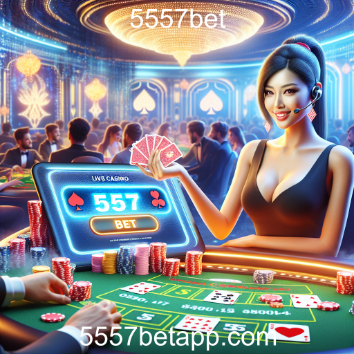Descubra a Emoção do Cassino Vivo na 5557bet